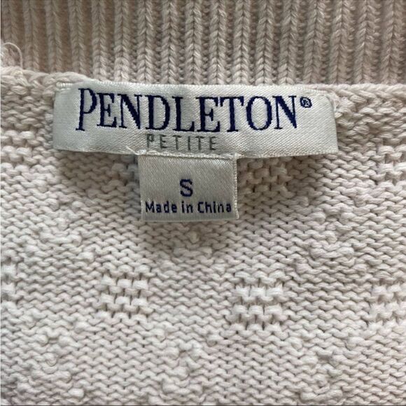 Pendleton Womens Beige Cardigan Sweater Size SP - Picture 4 of 8